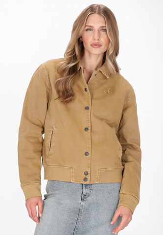 Veste mi-saison DreiMaster Vintage en beige : devant