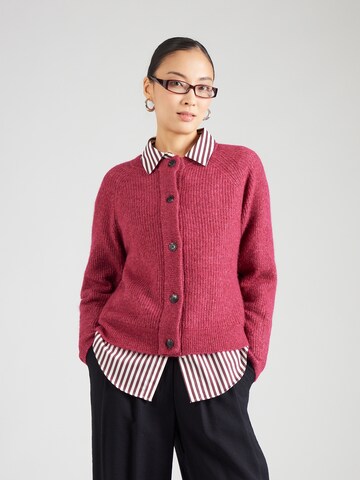 SELECTED - Cárdigan 'SLFLULU' en rojo: frente