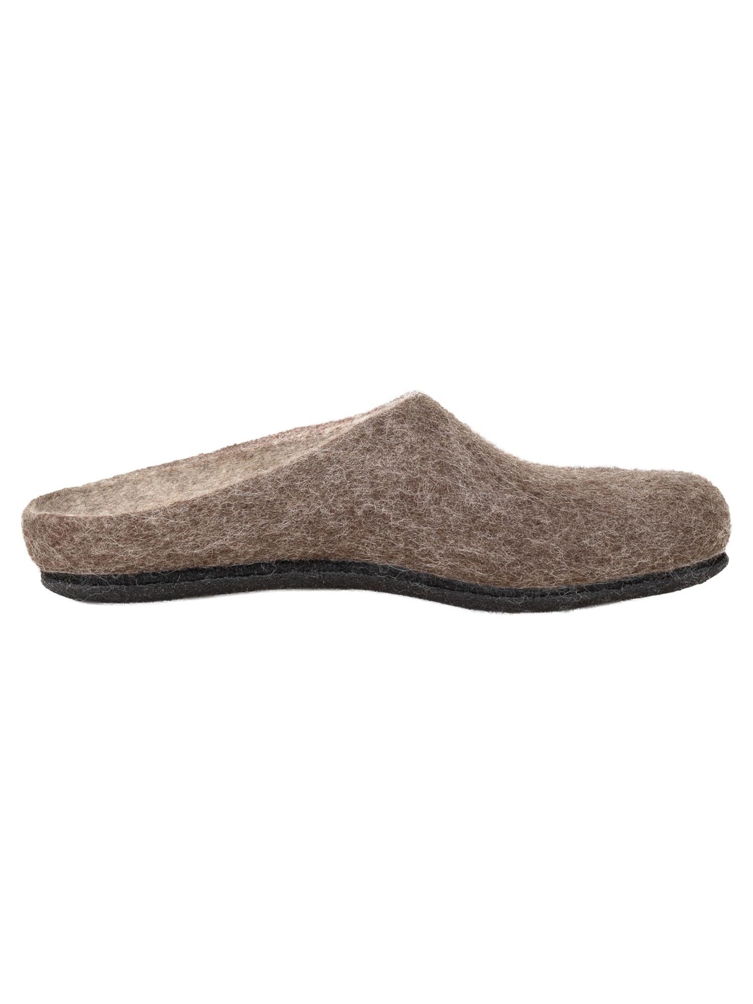 MagicFelt Slippers 'Filz' in Brown