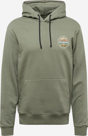 BILLABONG Sweatshirt 'Rockies' in Green: front