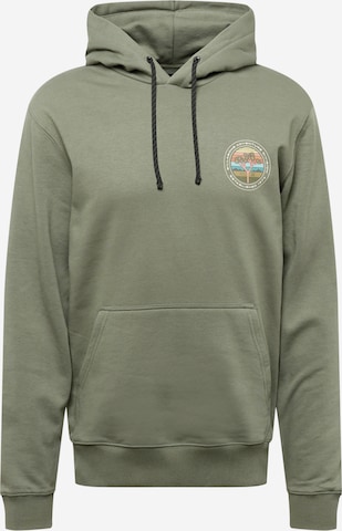 BILLABONG Sweatshirt 'Rockies' in Groen: voorkant