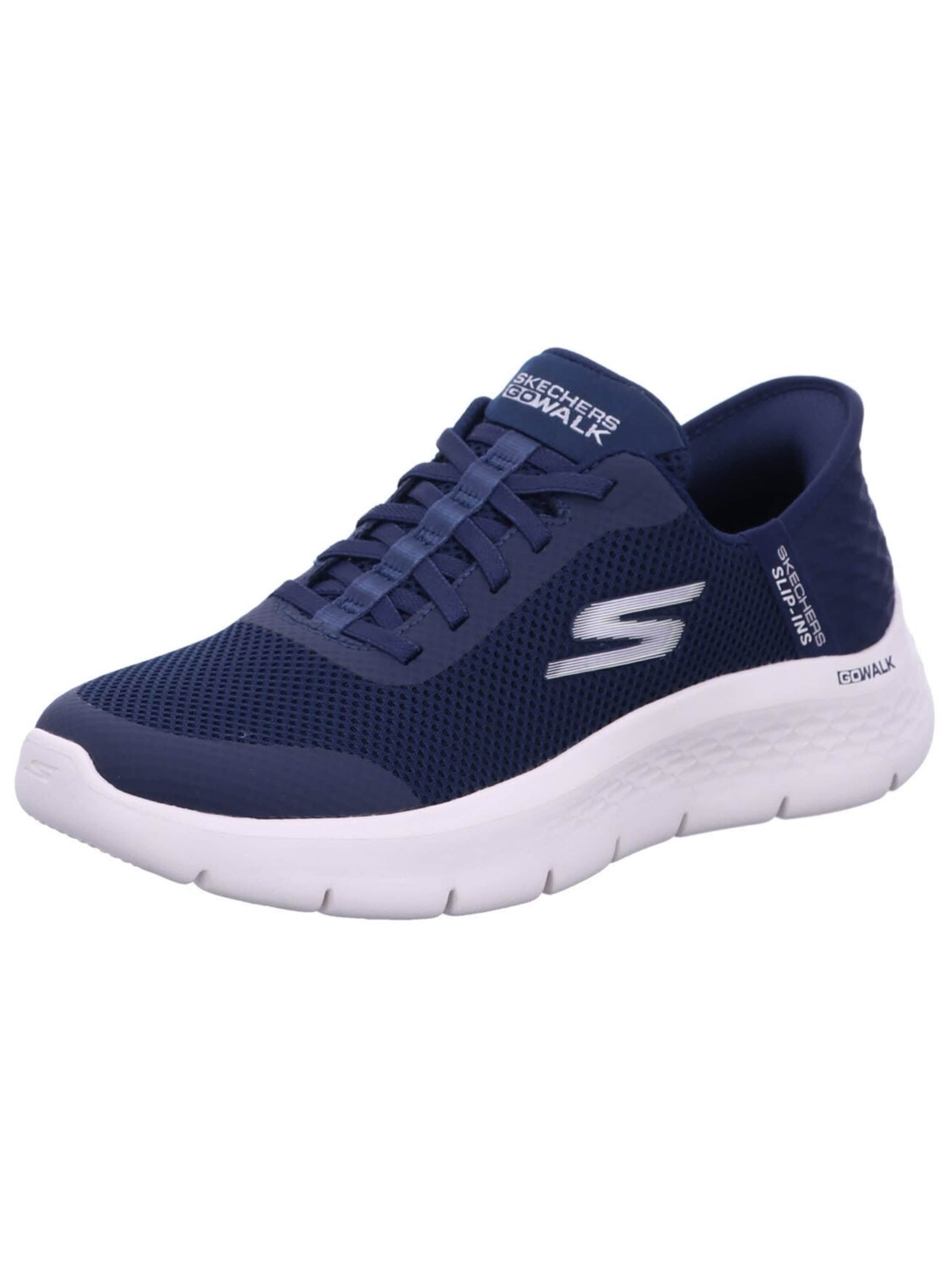 SKECHERS - Zapatillas deportivas bajas 'Sneaker Damen 124836 NVW Textil & Kunststoff (Synthetik) in blau' en azul: frente