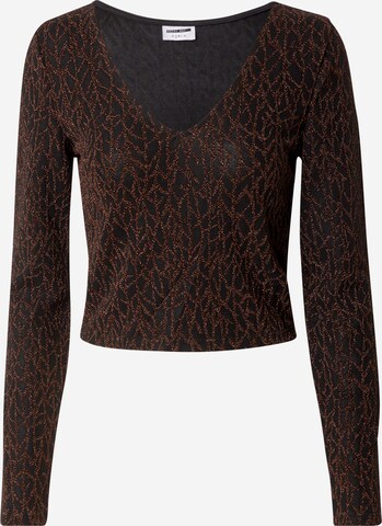 Maglietta di Noisy may in nero: frontale