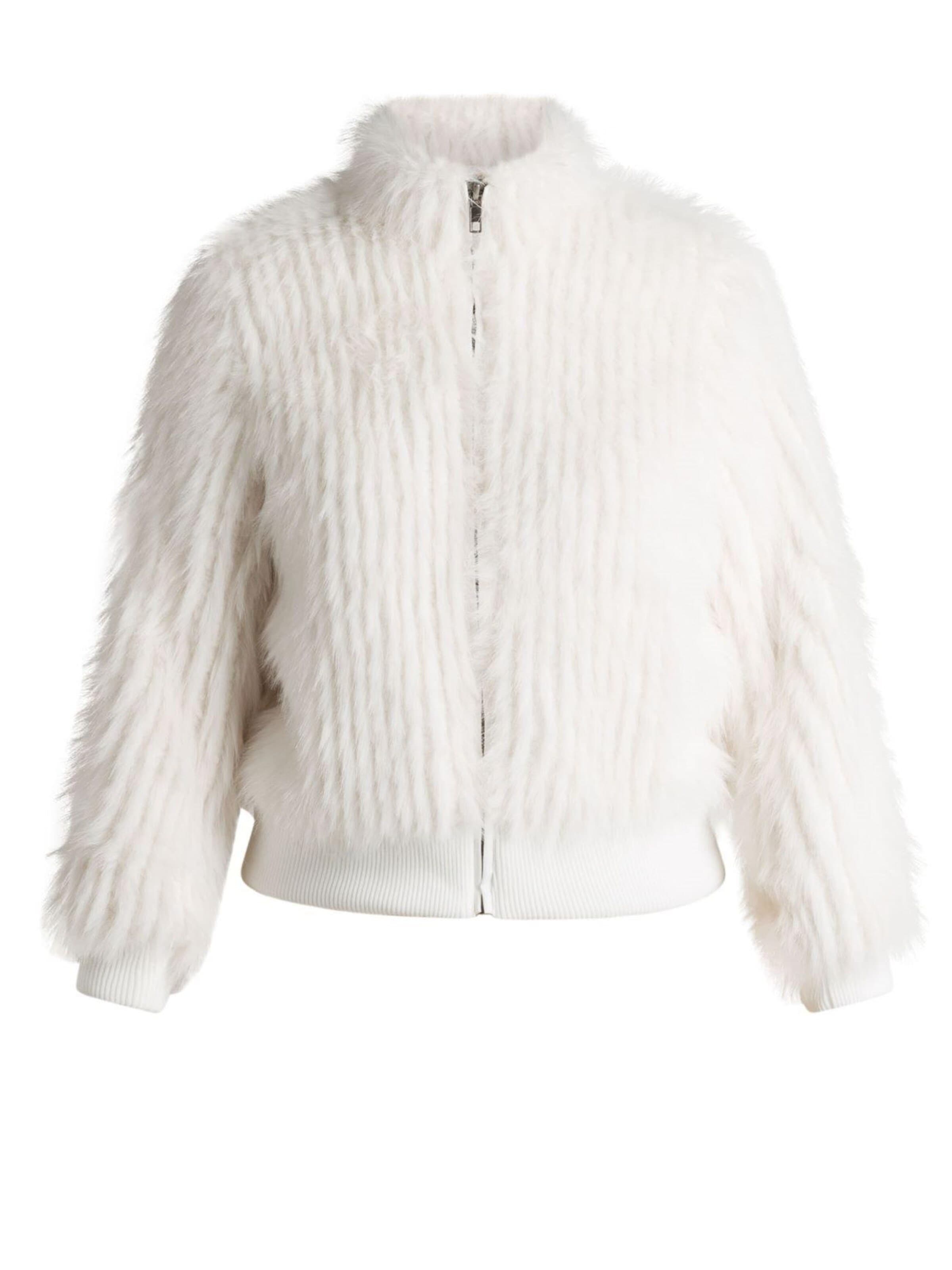 IVY BEAU Between-seasons coat in White: front