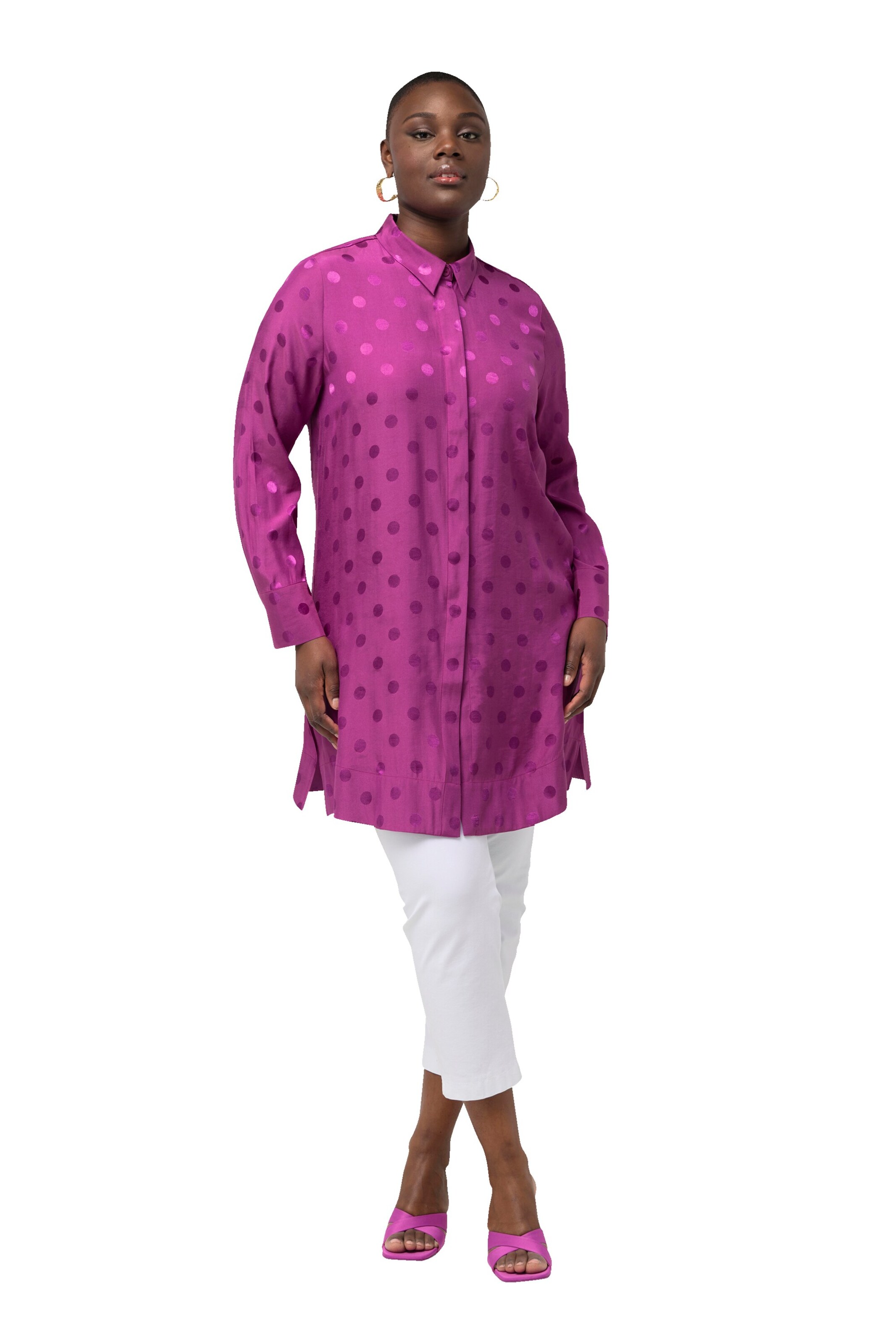 Ulla Popken Blouse in Purple