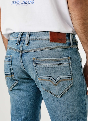 Pepe Jeans Tapered Jeans in Blau
