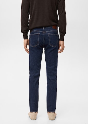 MANGO MAN Slim fit Jeans 'Jan' in Blue