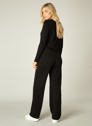 BASE LEVEL Loose fit Pants 'Yarah' in Black