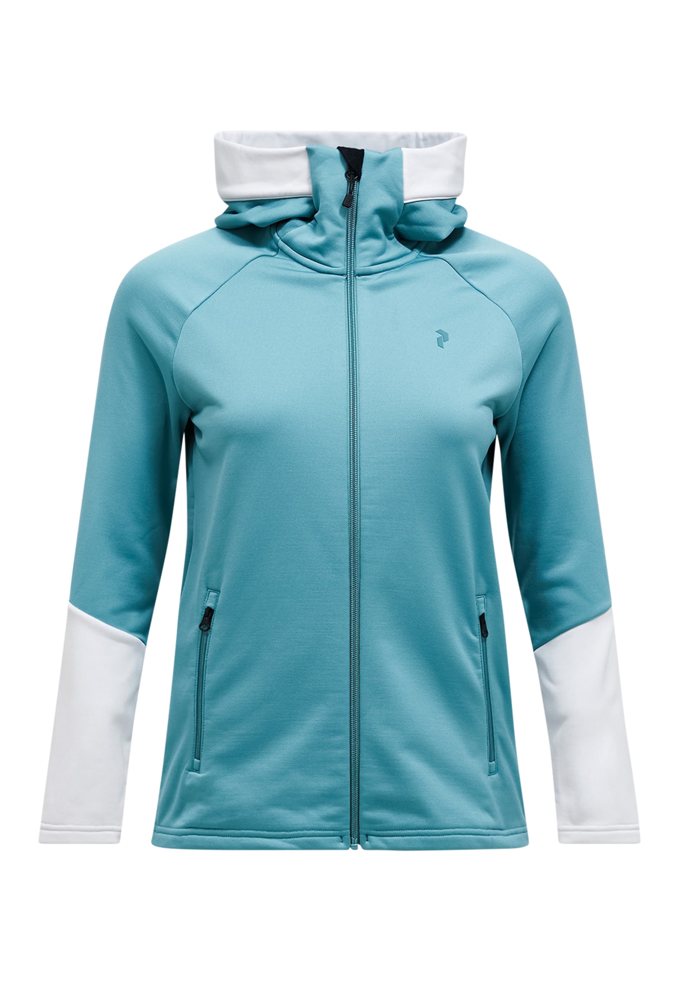 PEAK PERFORMANCE Sportjas in Groen: voorkant