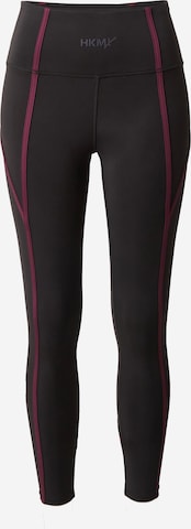 Regular Pantalon de sport HKMX en noir : devant