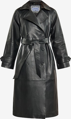 Cappotto di mezza stagione di DreiMaster Vintage in nero: frontale