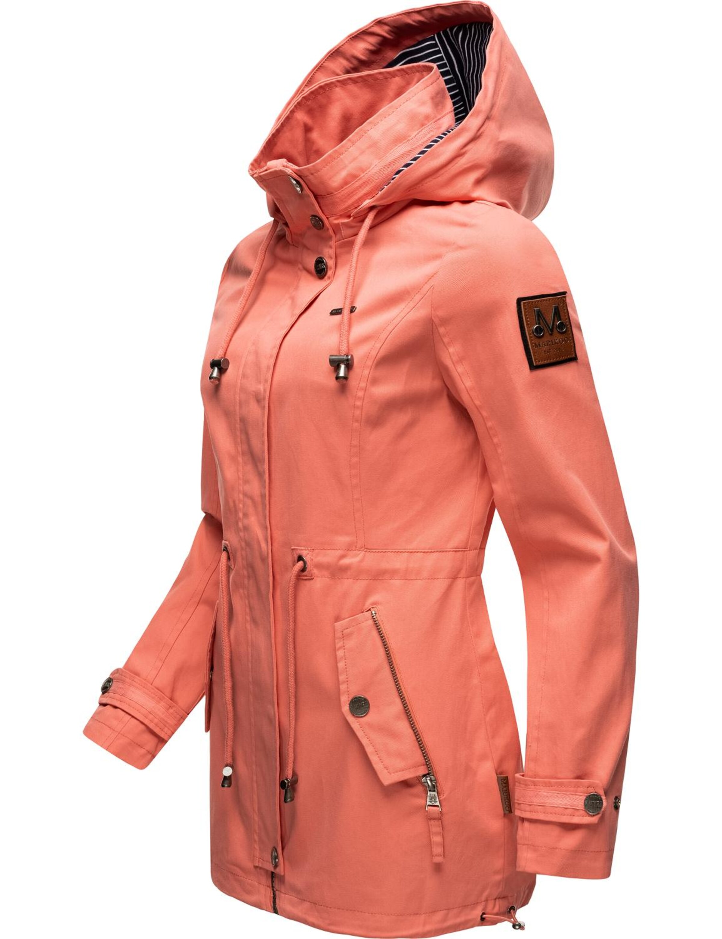 Frauen Große Größen MARIKOO Jacke 'Nyokoo' in Koralle - AN21748 Frauen Große Größen MARIKOO Jacke 'Nyokoo' in Koralle - AN21748