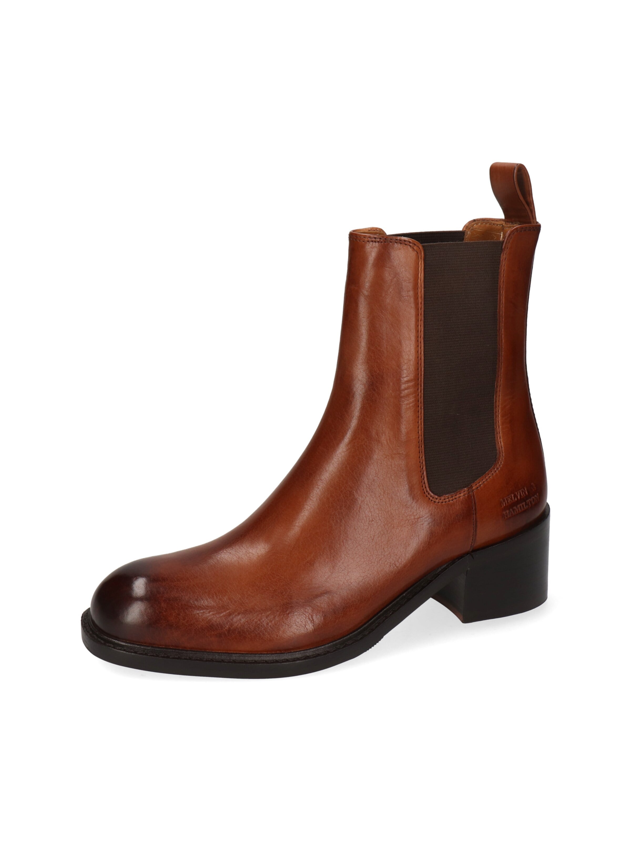 MELVIN & HAMILTON Chelsea Boots 'Shay 2' in Brown: front