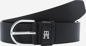 TOMMY HILFIGER Belt 'ESSENTIAL EFFORTLESS' in Black: front