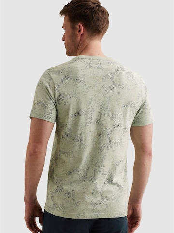 PME Legend T-shirt 'PME LEGEND - T-shirt in slub jersey with allover print' i grön