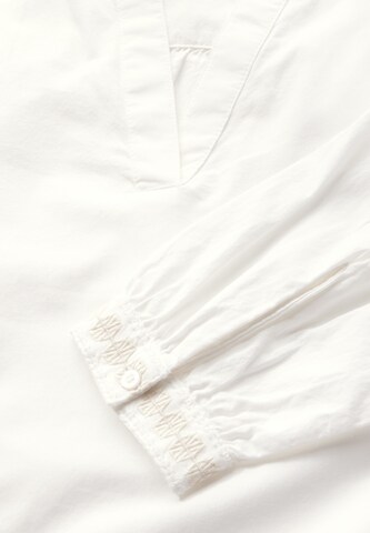 STREET ONE Tunika mit Stickdetail in Weiß