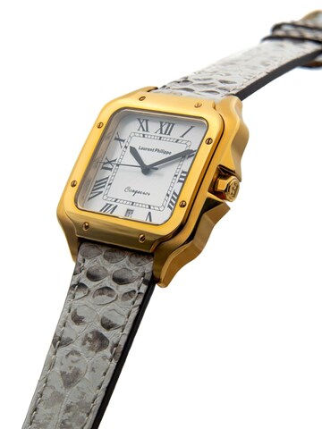 Laurent Philippe Analoog horloge 'Conqueror The Golden Empress – Serpent Ivory' in Beige