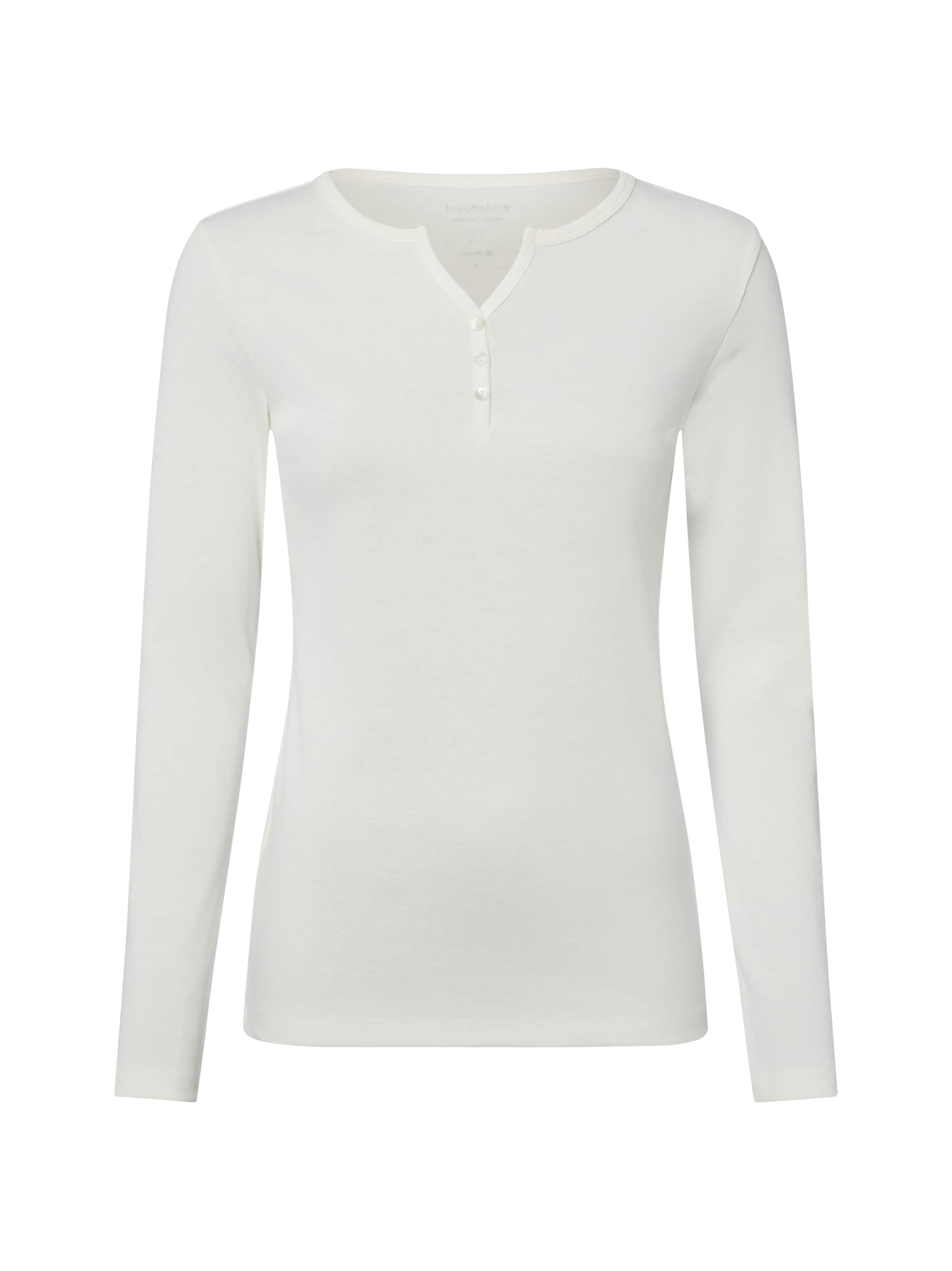 Brookshire Shirt in White: front
