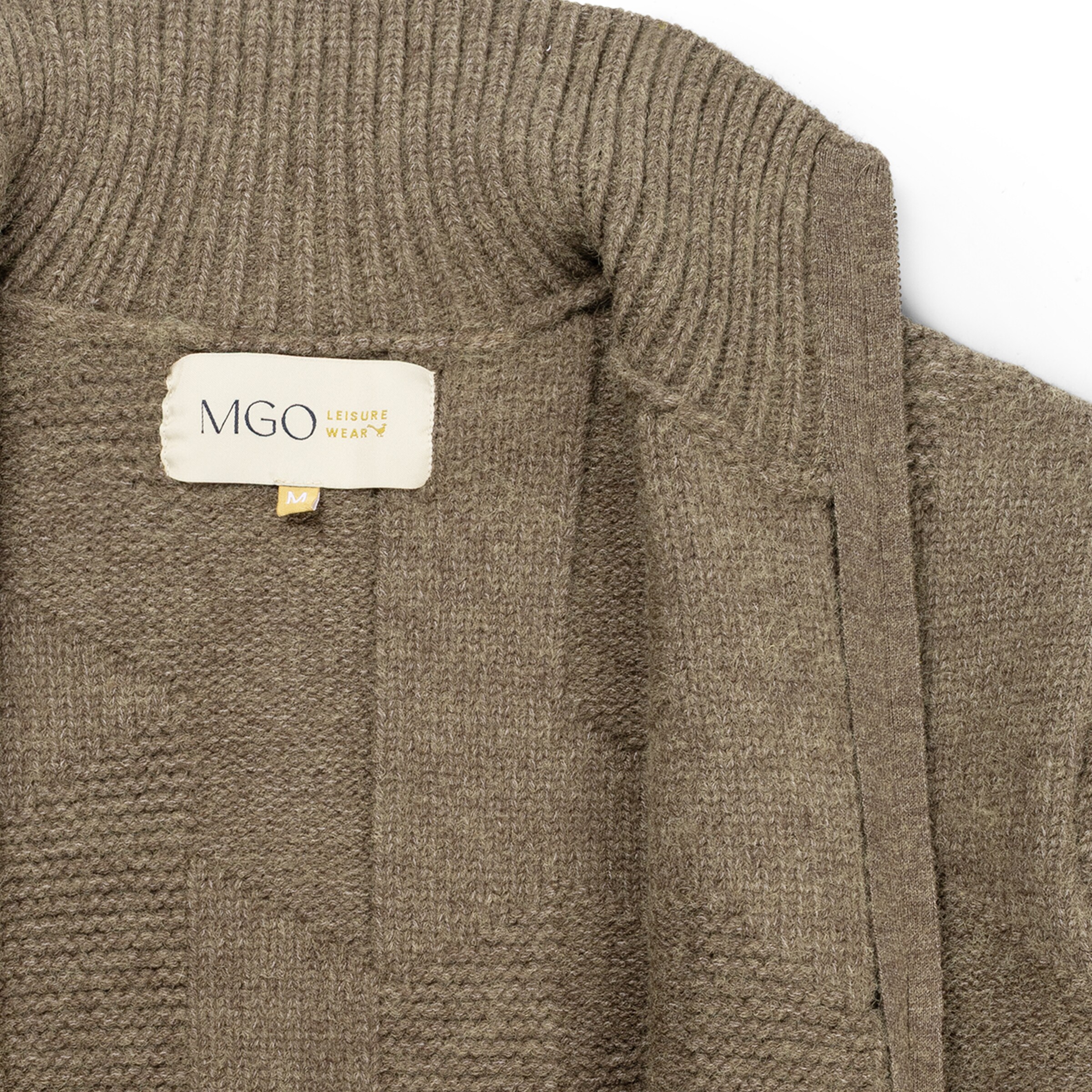 MGO Knit cardigan 'Tamar' in Brown