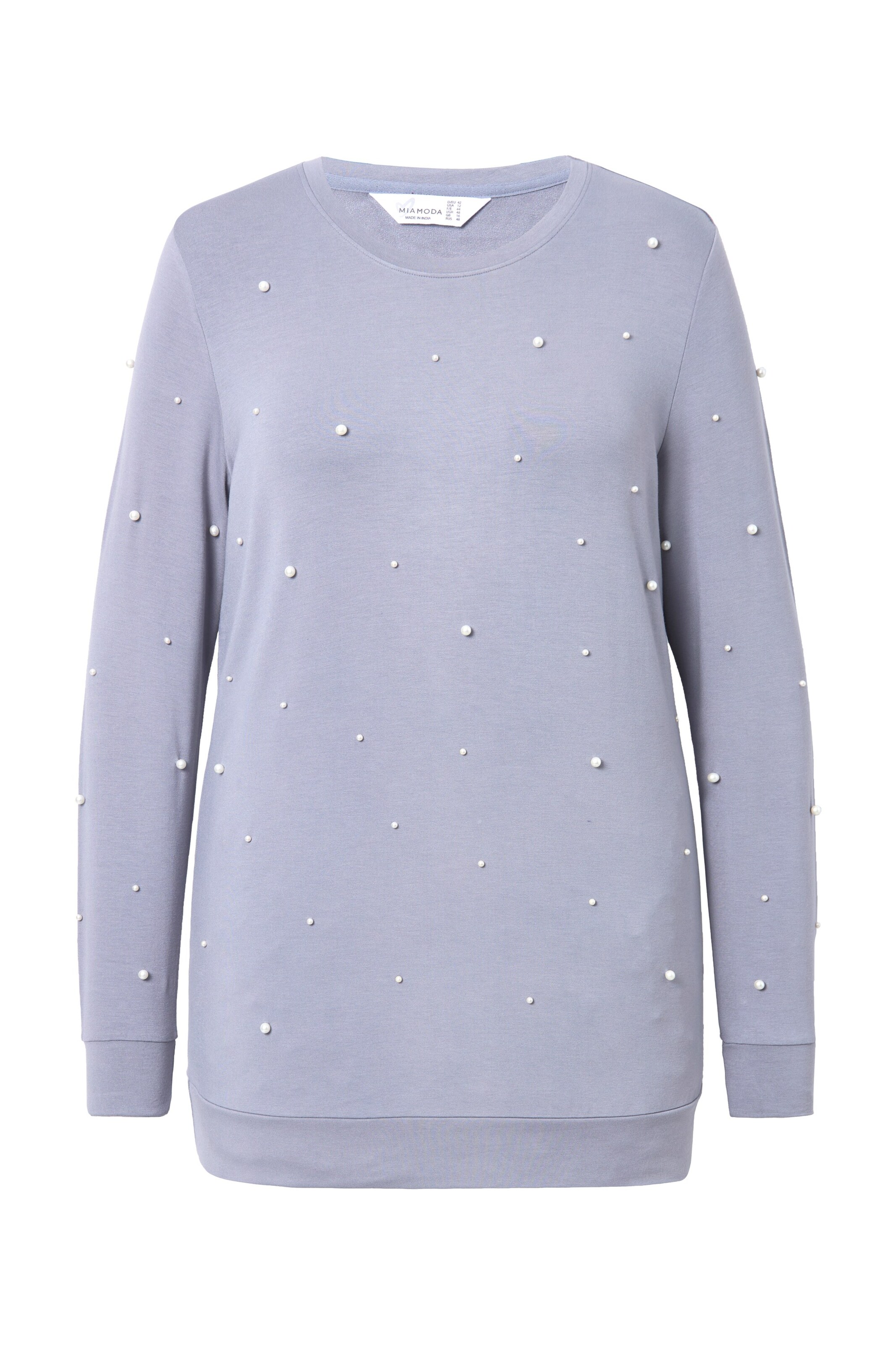 MIAMODA Sweatshirt in Grau: Vorderseite
