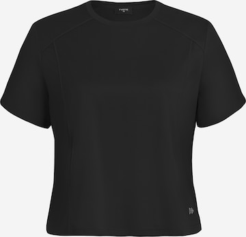 Tricou funcțional de la Yvette Sports pe negru: față