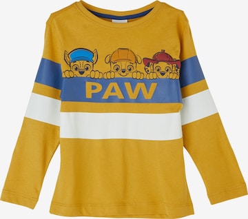 s.Oliver Shirt 'Paw Patrol' in Yellow: front