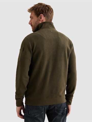 PME Legend Sweatshirt 'Sweatshirt with half-zip and flight pocket' in Groen