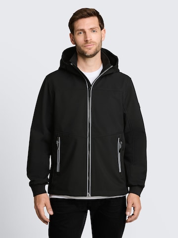 TOM TAILOR Overgangsjakke i sort: forside