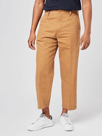 smėlio LEVI'S ® Laisvas „Chino“ stiliaus kelnės 'XX Stay Loose Chino Crop': priekis