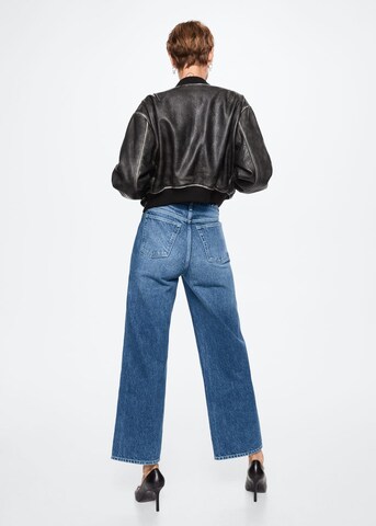 Wide leg Jeans 'Odile' de la MANGO pe albastru