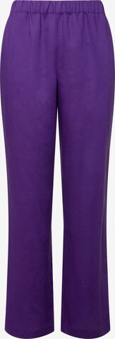 Ulla Popken Loosefit Broek in Lila: voorkant