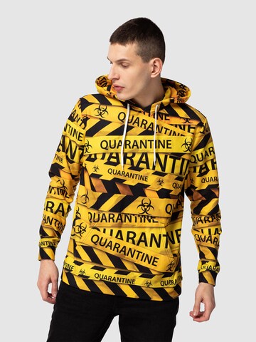 Mr. Gugu & Miss Go Sweatshirt 'Quarantine' in Gelb