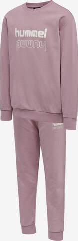 Hummel Trainingspak 'New Spring' in Roze: voorkant