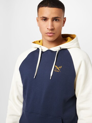 Sweat-shirt 'De College' Iriedaily en bleu