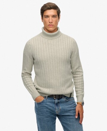 Superdry Trui 'The Merchant Store' in Beige: voorkant