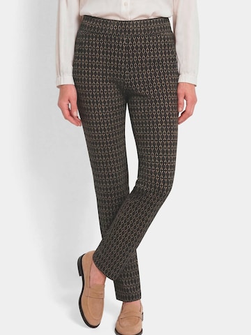 Goldner Regular Broek 'Carla' in Zwart: voorkant