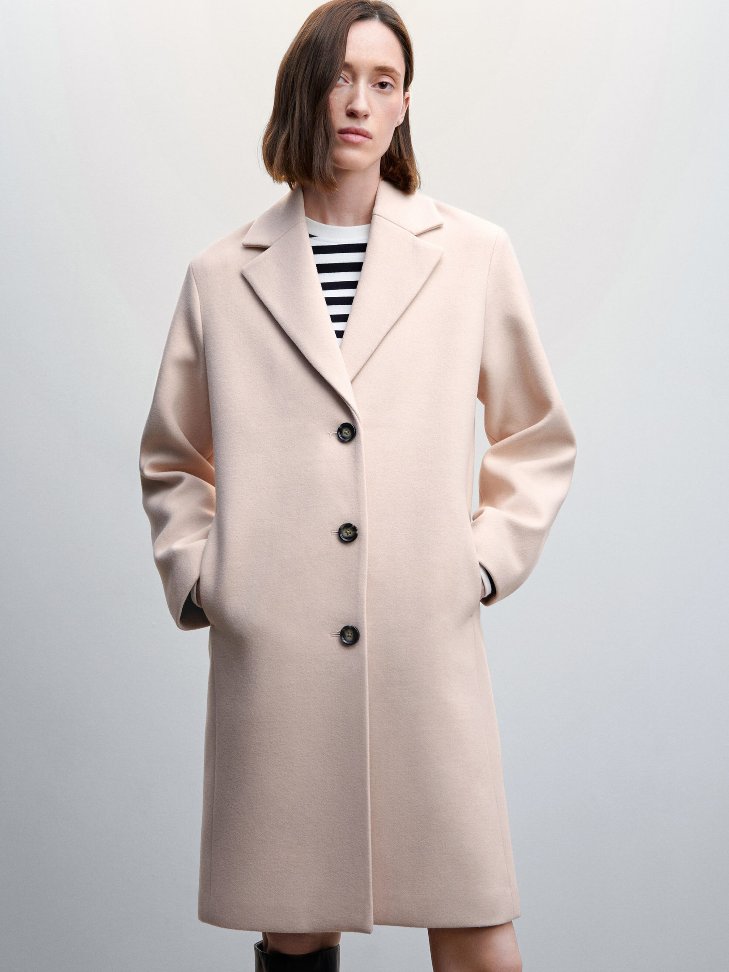 Manteau store rose pastel
