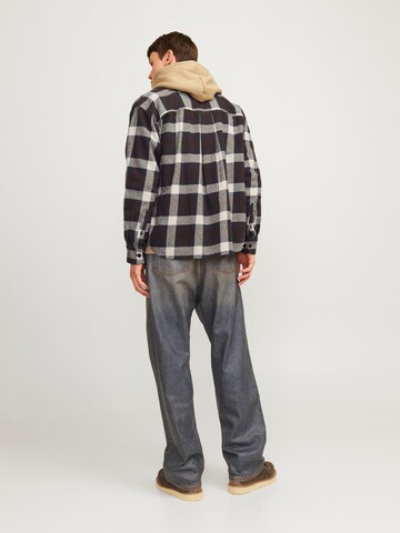 JACK & JONES Regular fit Button Up Shirt 'JORFrederiksberg' in Blue