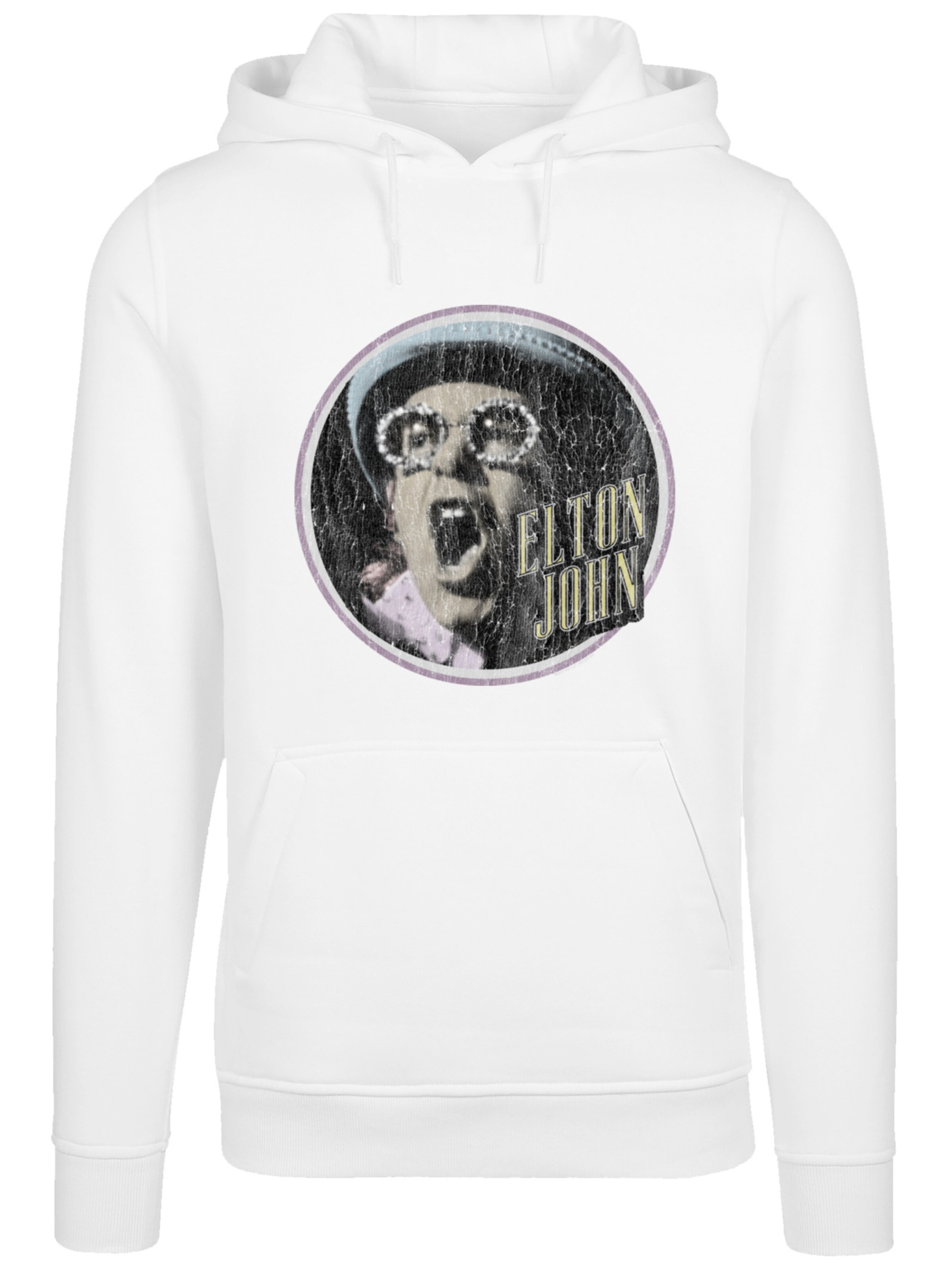 Sweat-shirt F4NT4STIC en blanc : devant