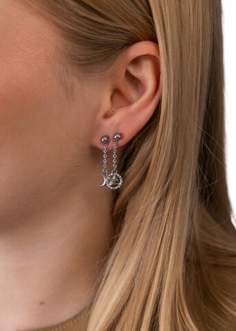 PURELEI Oorbellen 'Universe' in Zilver: voorkant