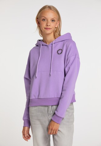 MYMO Sweatshirt in Lila: predná strana