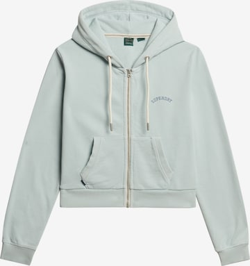 Veste de survêtement 'Essential' Superdry en bleu : devant