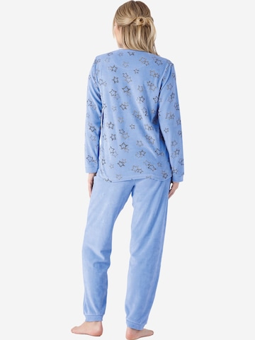 HAJO Pajama 'Nicki' in Blue