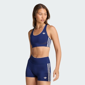 Bustino Reggiseno di ADIDAS ORIGINALS in blu: frontale