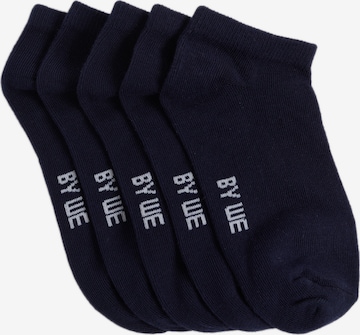 WE Fashion - Meias em azul: frente