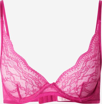 Hunkemöller Podprsenka 'Isabelle' – pink: přední strana