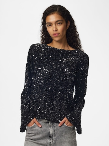 PIECES Shirt 'PCKAMMY' in Black: front