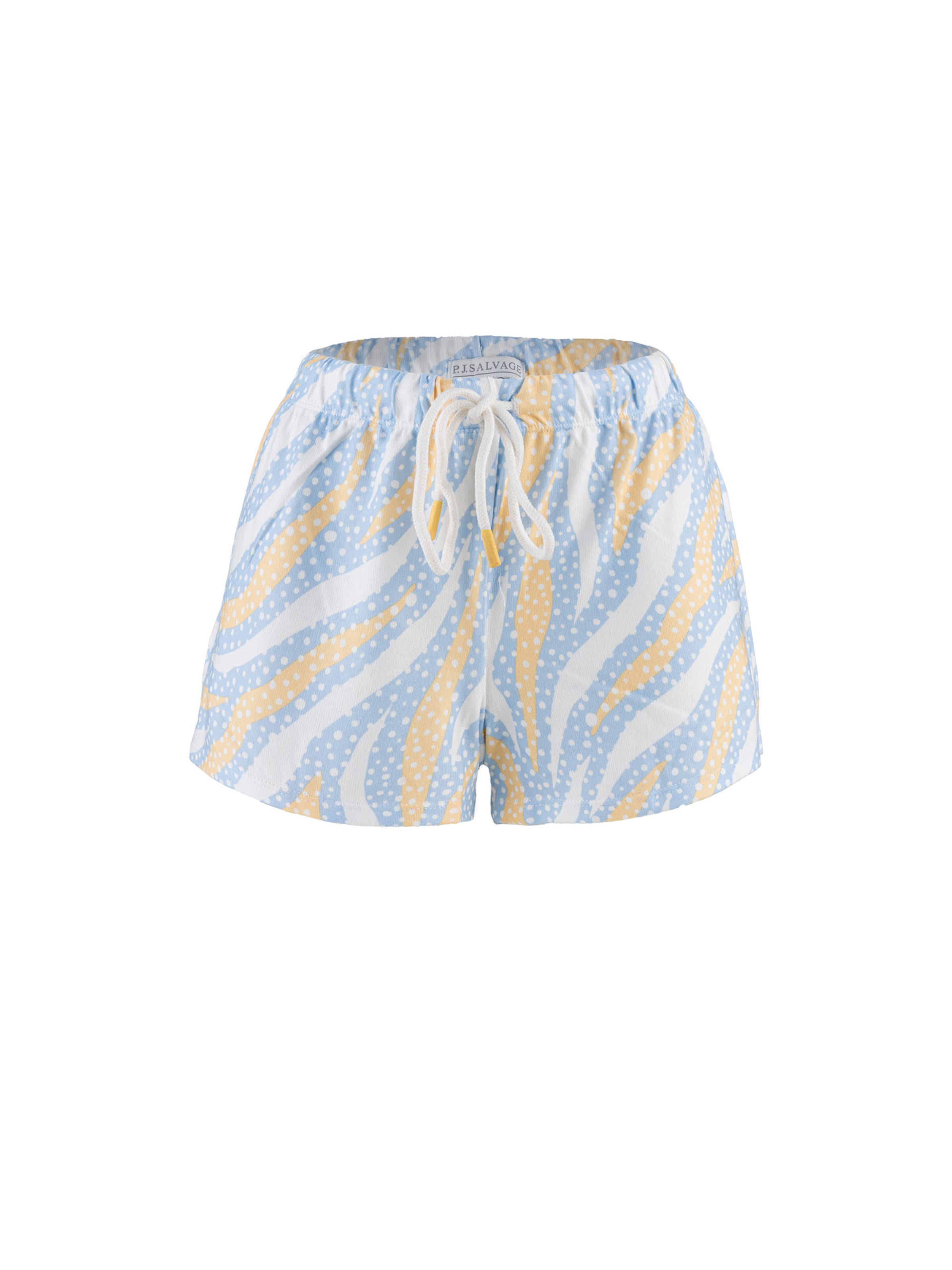 PJ Salvage Pajama pants ' Tiger Dots ' in Blue: front