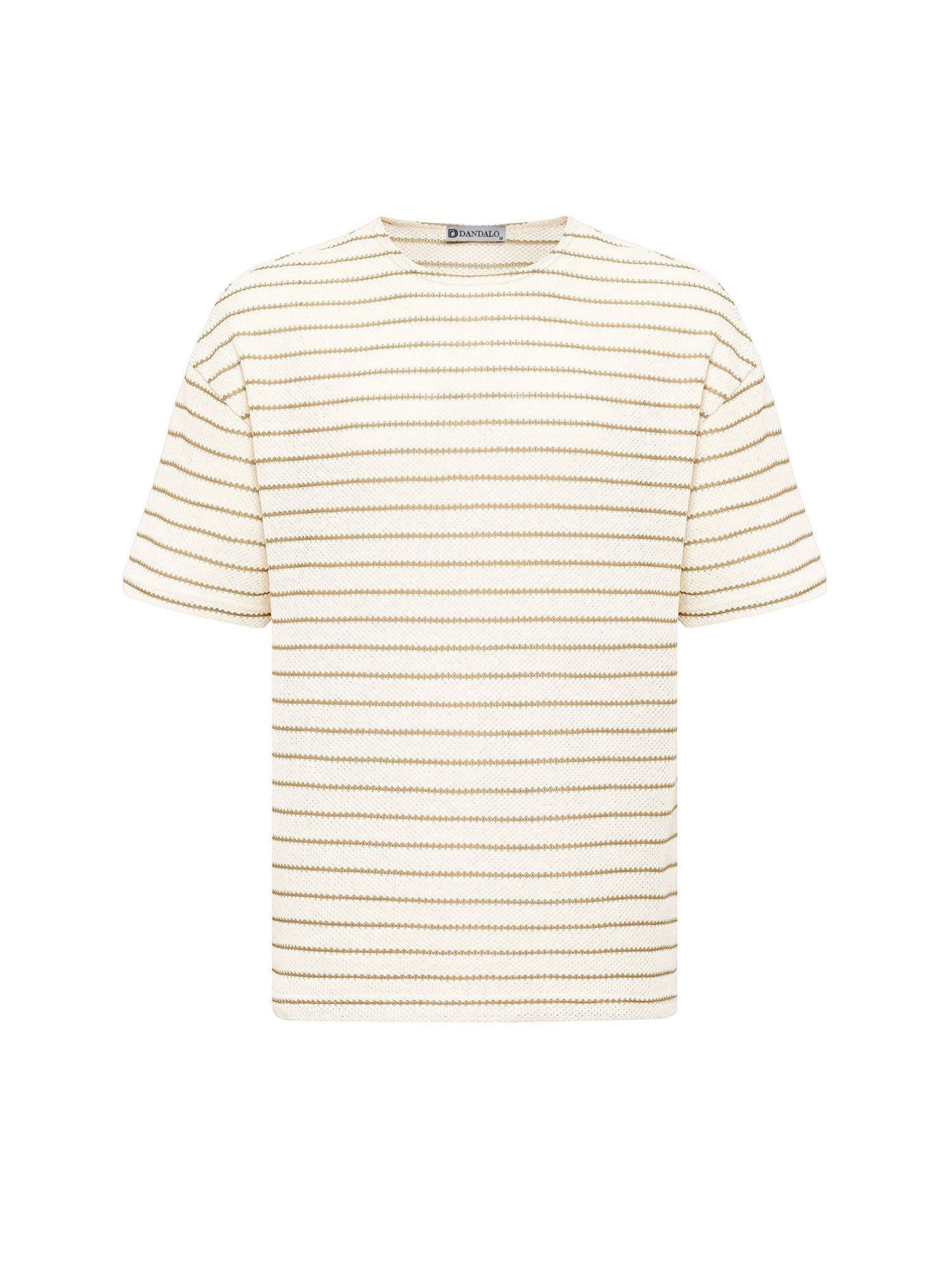 T-Shirt Dandalo en beige : devant
