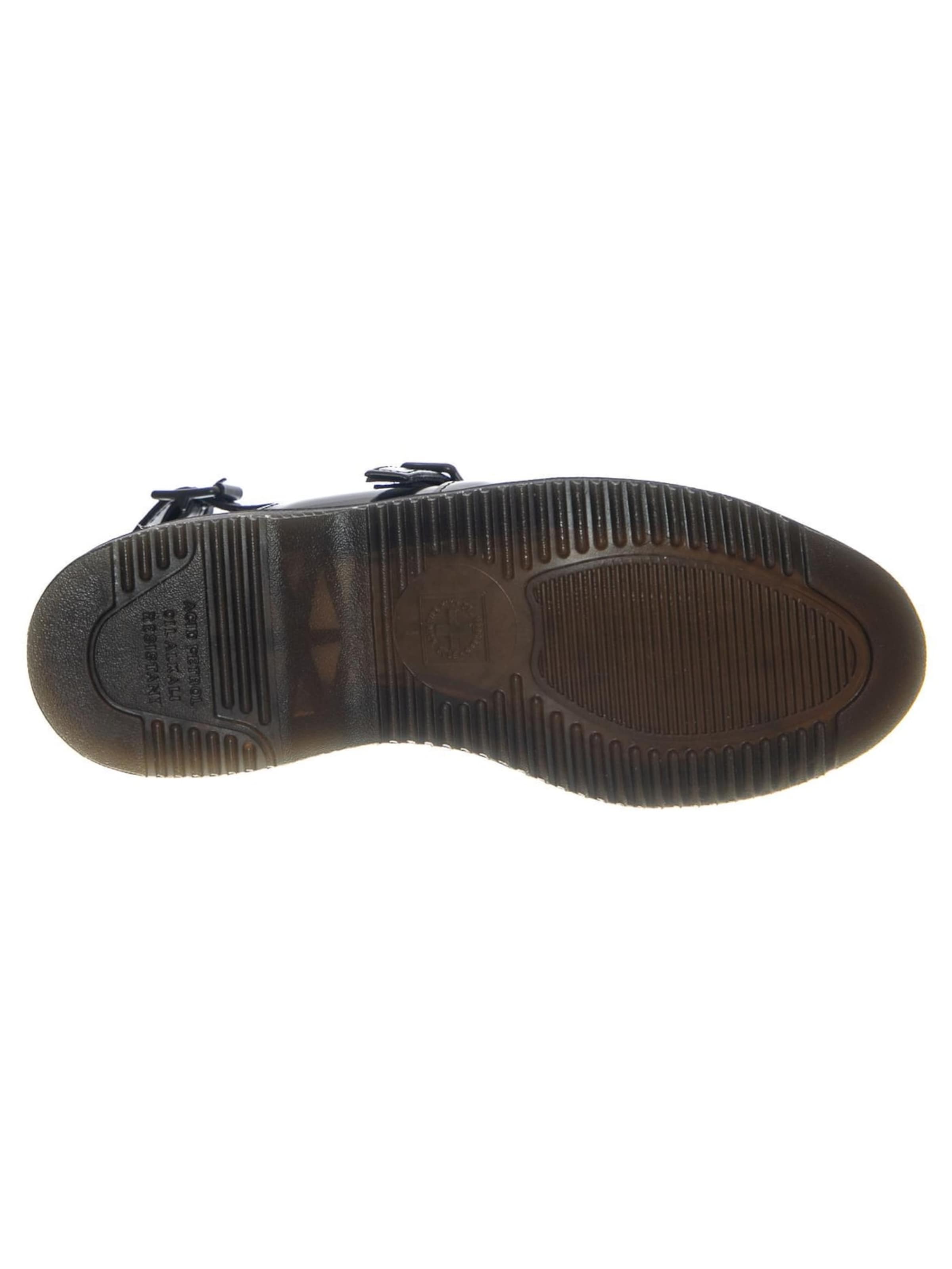 Dr. Martens Sandaal 'Madaline Polished Smooth Black' in Zwart